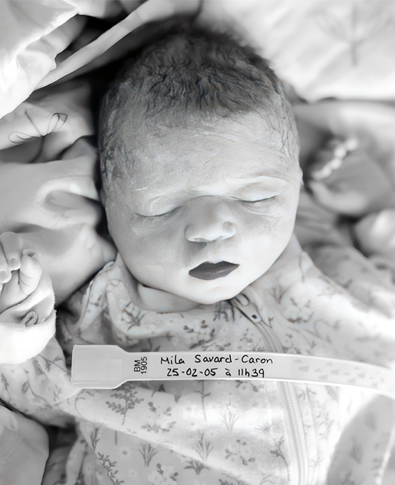 Bébé Mila Savard Caron
